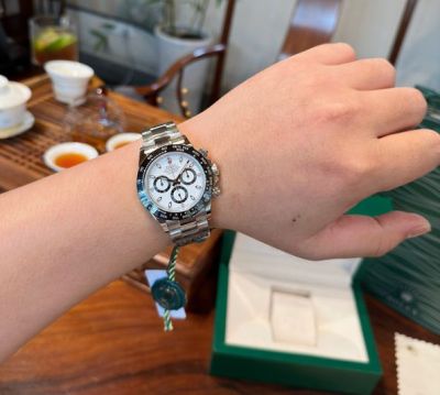 Clean Factory ROLEX Daytona 40*12.2MM 7750 Movement 904L Steel White Watch